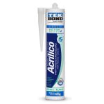 Adhesivo Acrílico Sellador Grietas Blanco Cartucho 425g Tekbond