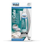 Adhesivo de Montaje Blanco Lavabos Fix Cuba Tubo 85g