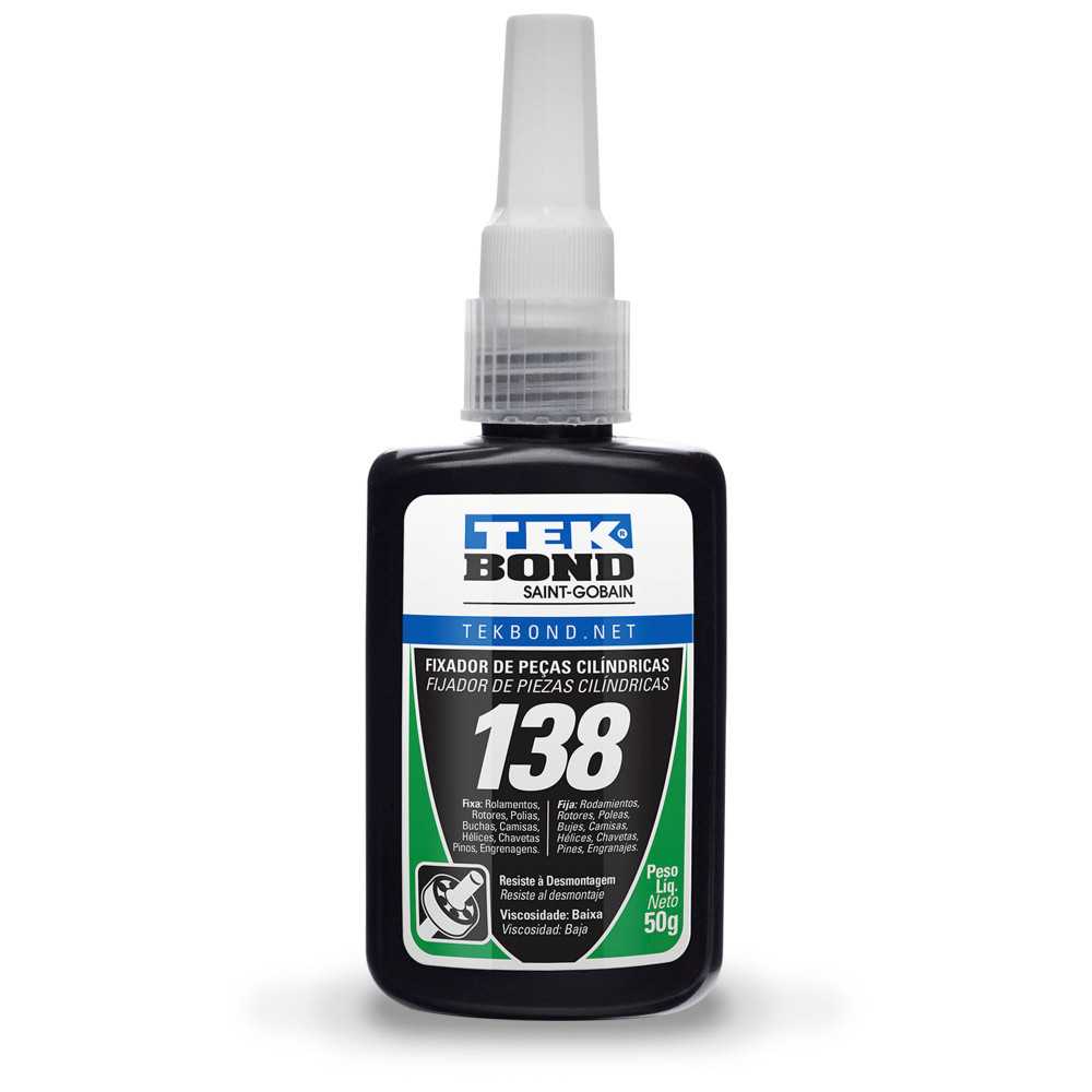 Adhesivo Fija de Piezas 138 Alto Torque Baja Viscosidad 50g Tekbond - Imagen 1