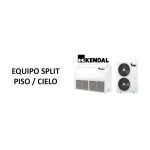 Aire Acondicionado Split Piso/Cielo 24000 Btu/Hr Frio/Calor R410a Monofásico Kendal TSP-024MDS