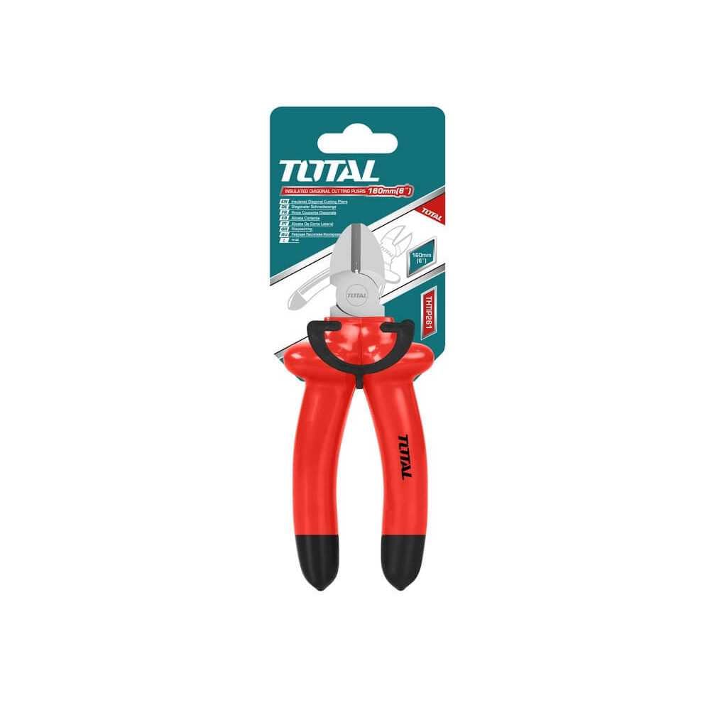 Alicate Aislado Corte Diagonal 6" ( 160 mm) Total Tools THTIP261 - Imagen 1
