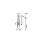 Alicate Aislado Punta Semirredonda Curva 8" 1000 V Bahco 2427 S-200 - Imagen 3