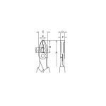 Alicate Aislado Universal 8" 1000 Volt Bahco 2628 S-200 - Imagen 3