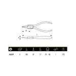 Alicate Recto Para Anillos Interiores 19-60mm Irimo 621571