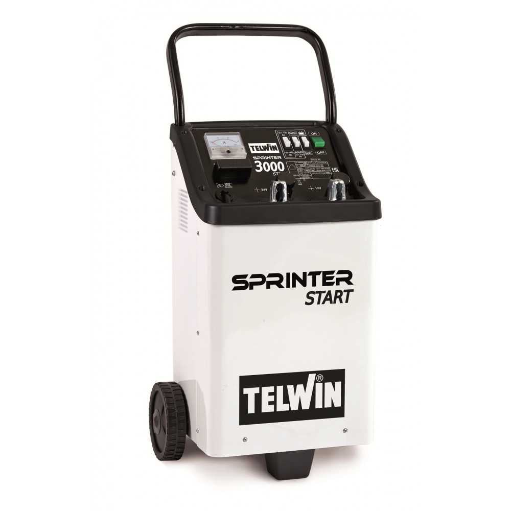 Arrancador y Cargador de Batería 12/24V 220V Telwin Sprinter 3000 - Imagen 1
