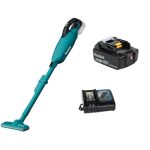 Aspiradora Inalámbrica 18V 750ml + Batería 5.0Ah + Cargador rápido DC18RC Makita DCL280FRT - Imagen 2