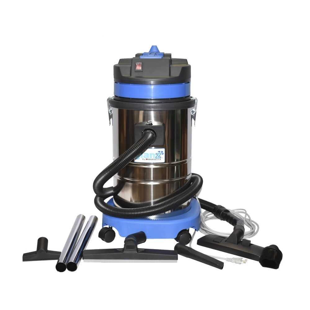Aspiradora Industrial Polvo/Agua 30 lts 1500W Glanz 1000575 - Imagen 2