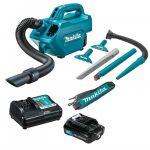 Aspiradora para Auto Inalambrica 12V +Batería 2.0Ah + Cargador Makita CL121DWA