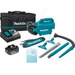 Aspiradora para Auto Inalambrica 18V + Batería 3Ah BL1830B + Cargador Makita DCL184RF - Imagen 4