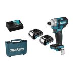Atornillador de Impacto Inalámbrico 1/4" 12V + 2 baterías 2.0 Ah + cargador rápido Makita TD111DSAE - Imagen 2