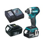 Atornillador de Impacto Inalámbrico 1/4" Makita DTD154RFE