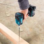 Atornillador de Impacto Inalámbrico 1/4" XGT 40Vmax BL Motor XPT 220 Nm (Sin Batería Ni Cargador) Makita TD001GZ - Imagen 5