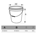 Balde con 75 cuchillos 1446 Bahco BUCKET 1446 - Imagen 4