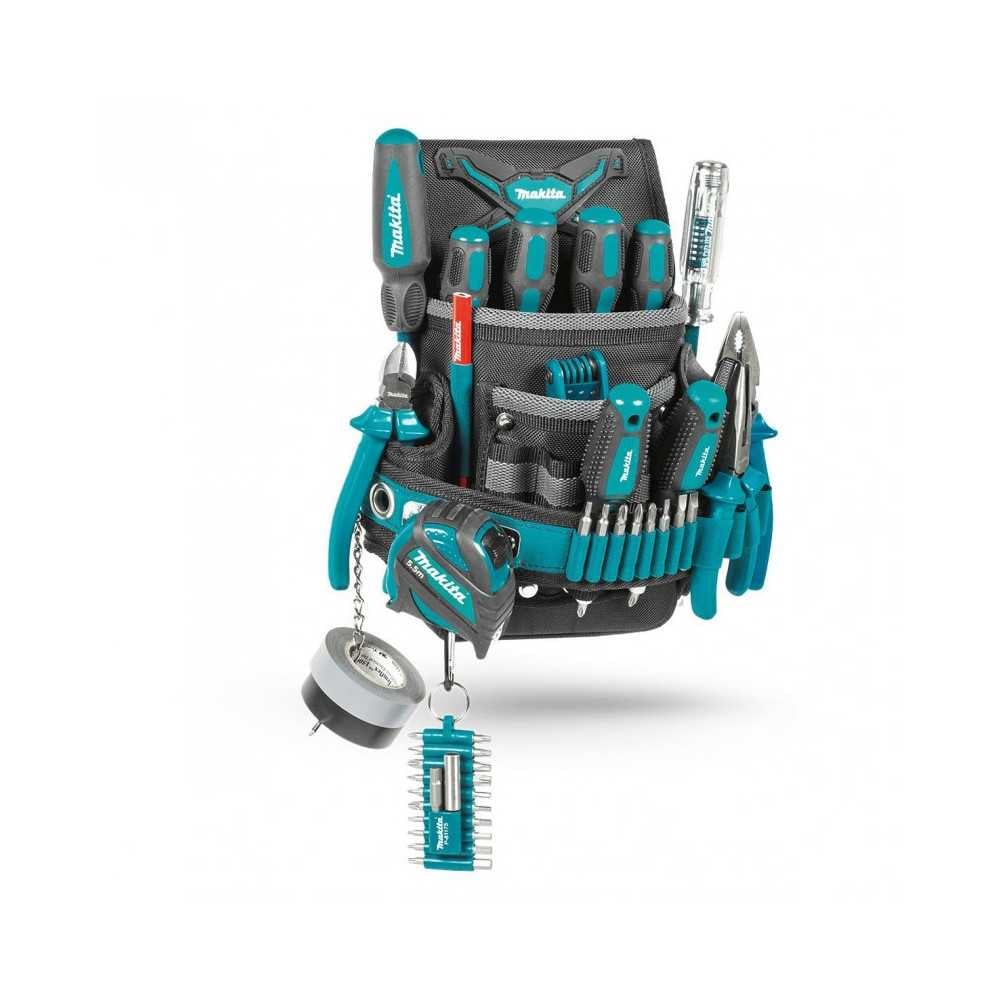 Bolso porta Herramientas para Electricista 250x125x310mm Makita E-05181 - Imagen 1