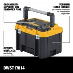 Caja de herramientas amplia y mango largo 30 kg 43.8x32x33.6 cms DeWalt DWST17814 - Imagen 4