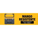 Caja de herramientas amplia y mango largo 30 kg 43.8x32x33.6 cms DeWalt DWST17814