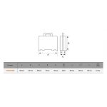 Caja de herramientas Rígida Heavy Duty con Ruedas 53L Bahco 4750RCHDW02