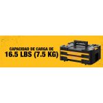 Caja organizadora con doble organizador 7.5 kg TSTAK DeWalt DWST17804 - Imagen 6