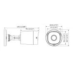Cámara de Seguridad Bullet HDCVI 20m 1MP DH-HAC-B1A11-0280B Dahua 1201172272