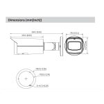 Cámara de Seguridad Bullet IP IR60m 4Mp Varifocal IP67/IK10 Dahua DH-IPC-HFW3441TN-ZS