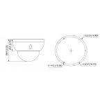 Cámara de Seguridad Domo 4K HD 30m 8MP HDCVI HDBW1801R-Z Dahua 1201172314 - Imagen 3