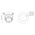 Cámara de Seguridad Domo HD 30m 2MP HDCVI Eyeball Varifocal T3A21-VF Dahua 1201172242