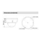 Cámara de Seguridad Domo IP IR40 4Mp WDR PoE IP67/IK10 Dahua DH-IPC-HDBW2431RN-ZAS-S2