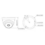 Cámara de Seguridad Domo IR HDCVI 20m 1MP T1A11 Eyeball Dahua 1201172273