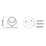 Cámara de Seguridad Domo Mobile HDCVI 20m 1MP HDW1100G-M-S3 Dahua 1201172130 - Imagen 3