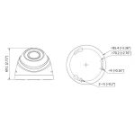 Cámara de Seguridad Eyeball 20m 4MP DH-HAC-HDW1400R-0280B-S2 Dahua 1201172339 - Imagen 3