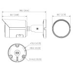Cámara de Seguridad IP 4MP Bullet IR30 SMD Plus 2.8mm Micro SD WizSense Dahua DH-IPC-HFW2441S-S-0280B