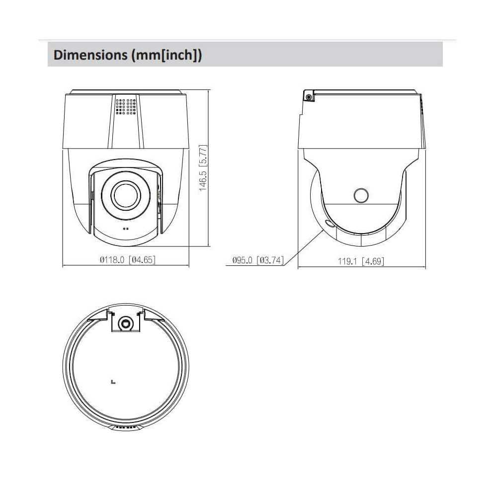 Cámara de Seguridad IP PT 2MP IR30m and White Light Full-color Dahua DH-SD2A200-GN-A-PV - Imagen 1