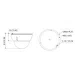 Cámara de Seguridad Minidomo IR IP 30m 2MP lente 2.8mm Dahua IPC-HDBW2231EN-S-0280B-S2