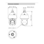 Cámara de Seguridad PTZ IP IR 100M STARLIGHT 2MP 25X WizSense Dahua DH-SD49225XA-HNR-S2