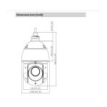 Cámara de Seguridad PTZ IP IR 100M STARLIGHT 4MP 25X IP66 WizSense Dahua DH-SD49425XB-HNR
