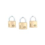 Candado B40 3pzs 40mm Llaves Iguales Gancho Corto Odis CAN0000674 - Imagen 2