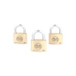Candado B50 3pzs 50mm Llaves Iguales Gancho Corto Odis CAN0000676 - Imagen 2