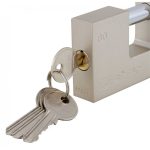 Candado Pro 80mm Cortina Fierro Niquelado (Caja) Oister CAN0000977 - Imagen 2