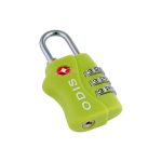 Candado TSA 33mm Verde Gancho Corto Odis CAN0000137 - Imagen 2