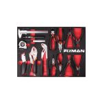 Carro Porta herramientas 7 cajones con 200 piezas Fixman F1RP7+HT200