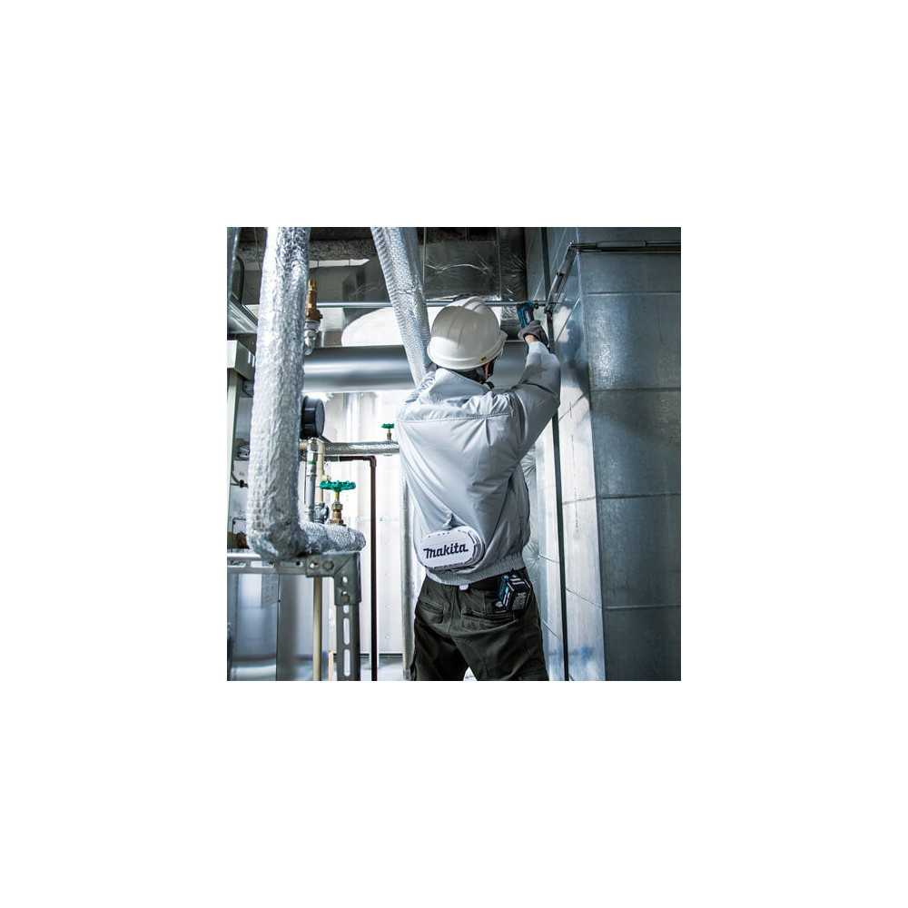 Chaqueta con Ventilador Inalámbrica sin Batería ni Cargador Makita DFJ203Z - Imagen 1