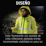 Chaqueta Térmica Amarilla 18V + Batería 3.0 AH 18V + Cargador Makita DCJ206Z + 199994-5 - Imagen 9
