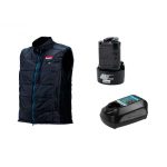 Chaqueta Térmica Talla 2XL CV100D + Batería 12V MAX 1.3 Ah BL1014 + Cargador DC10WB Makita CV100DZ2XL-1 - Imagen 2