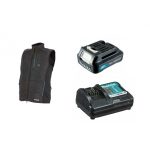 Chaqueta Térmica Talla S CV102DZ + Batería 12V MAX 1.5 Ah BL1015 + Cargador DC10WD Makita CV102DZS-1 - Imagen 2