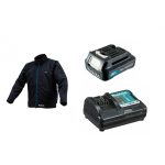 Chaqueta Térmica Talla XL CJ102D + Batería 12V MAX 1.5 Ah BL1015 + Cargador DC10WD Makita CJ102DZXL-1 - Imagen 2