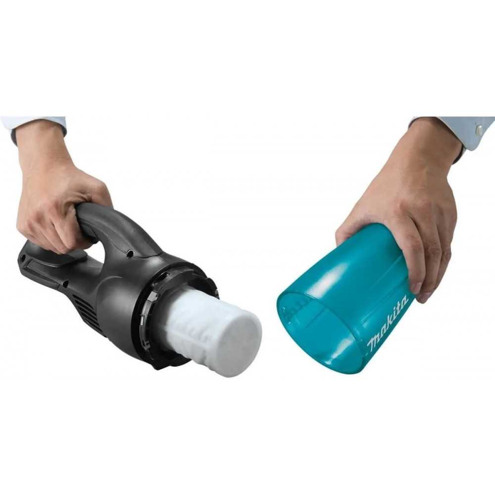 Combo 18V Aspiradora Inalámbrica +Taladro Percutor Inalámbrico Makita DCL180ZB-1 - Imagen 6