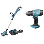 Combo Orilladora + Taladro atornillador inalámbrico + batería +cargador Makita DUR181RF-1 - Imagen 2