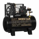 Compresor de aire CSL-10BR/100L 2HP 220V Monofásico Bravo Schulz 9318051-0