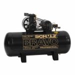 Compresor de aire CSL-10BR/200L 2HP 220V Monofásico Bravo Schulz 9318099-0