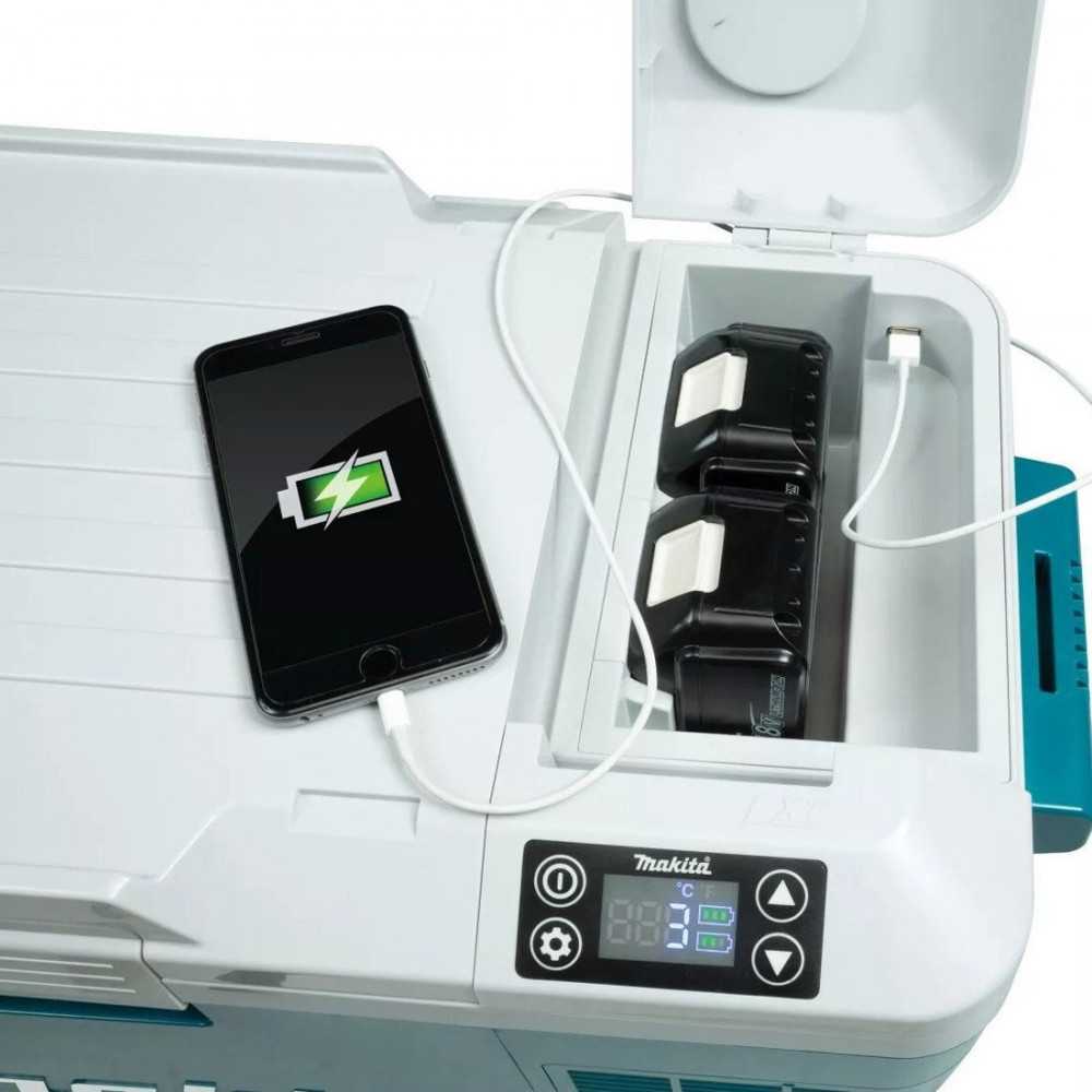 Cooler Inalámbrico Frio/Calor 20L 18V Sin Batería ni Cargador Makita DCW180Z - Imagen 6